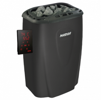Elektrinė pirties krosnelė - HARVIA Moderna Black V45XE 4,5 kW