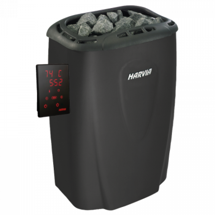 Elektrinė pirties krosnelė - HARVIA Moderna Black V45XE 4,5 kW