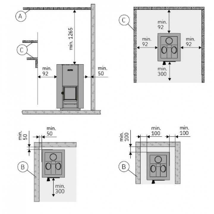 Malkinė pirties krosnelė - HARVIA Linear 18 Compact
