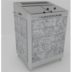 Elektrinė pirties krosnelė - VVD PARIZHAR 10 kW, trifazė  Elektrinė pirties krosnelė - VVD PARIZHAR 10 kW, trifazė
