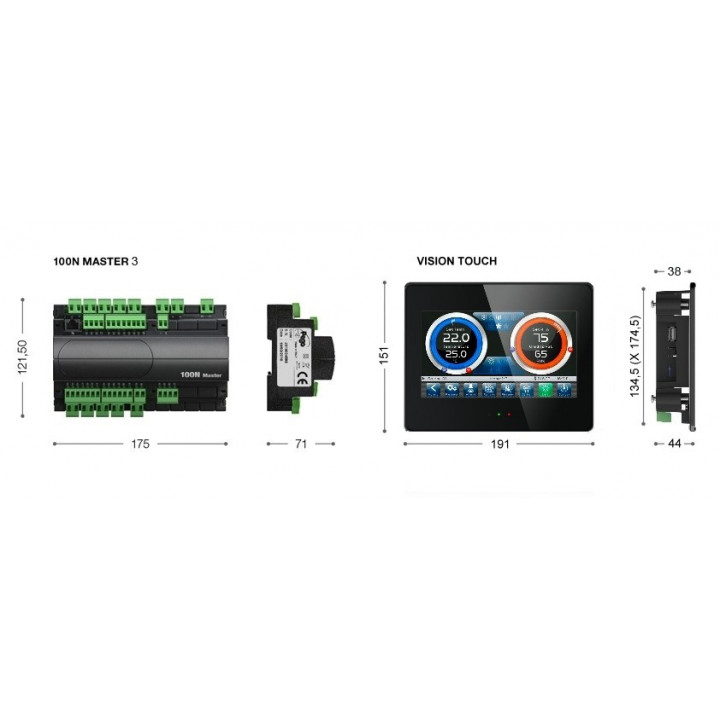 PEGO VISION TOUCH THR valdymo pultas