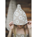 Medvilninė pirties kepurė - GĖLĖS - 1