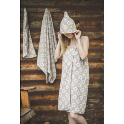 Prijuostė moteriška - GĖLĖS  Prijuostė moteriška - GĖLĖS
