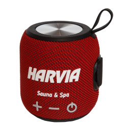 Pirties kolonėlė HARVIA, vandeniui atspari, raudona  Pirties kolonėlė HARVIA, vandeniui atspari, raudona