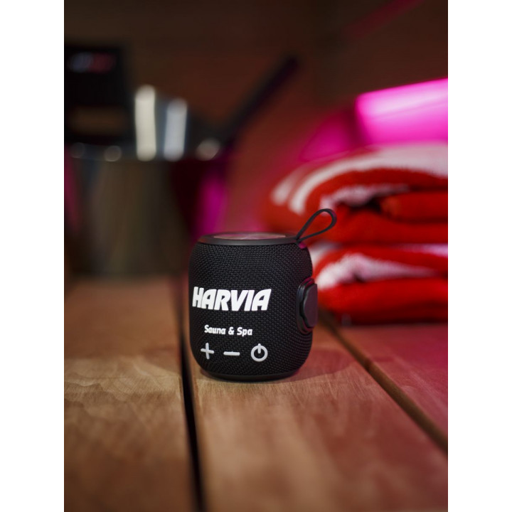 Pirties kolonėlė HARVIA, vandeniui atspari, juoda