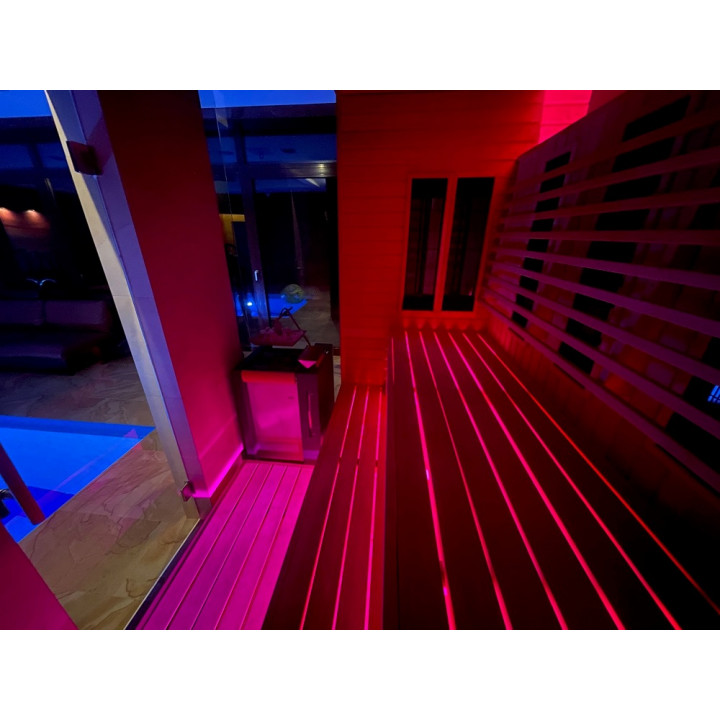 SAUFLEX LED šviestuvas su valdymo įrenginiu