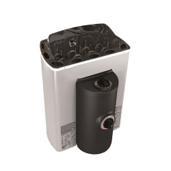 Elektrinė pirties krosnelė – SAWOTEC MINI X Corner, 2,3kW, su valdymo pultu 