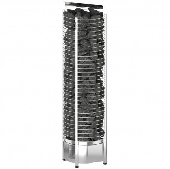 Elektrinė pirties krosnelė – SAWOTEC Tower Wall, be valdymo pulto 6 kW