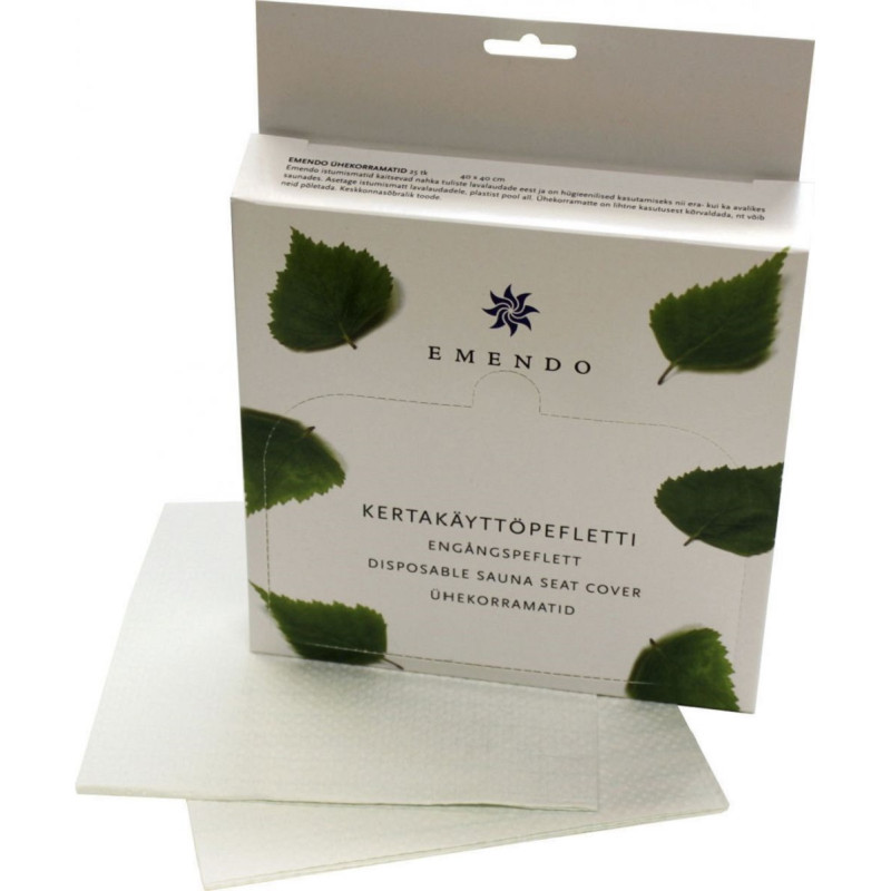 Vienkartinės pirties pasėstės EMENDO, 25 vnt