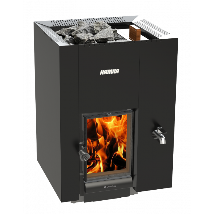 Malkinė pirties krosnelė - HARVIA Linear 22 GreenFlame RS
