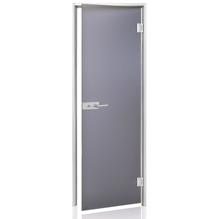 AD DORADO stiklinės pirties durys, Matinis stiklas, 90 x 210, Matinė pilka