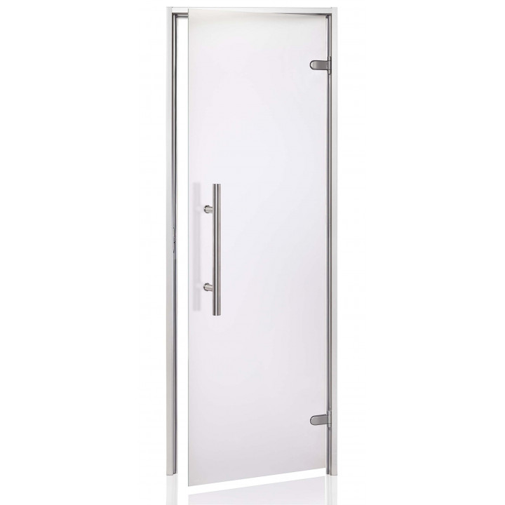 AD LIGHT stiklinės durys turkiškoms pirtims, Matinis stiklas, 70 x 190, Matinė permatoma