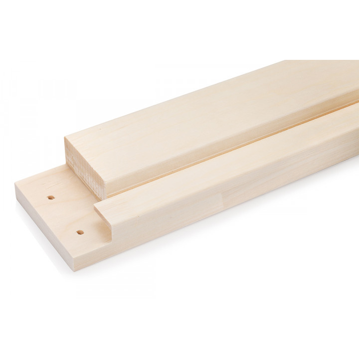 AD NATURAL stiklinės pirties durys, 70 x 190, Drebulė, Permatoma