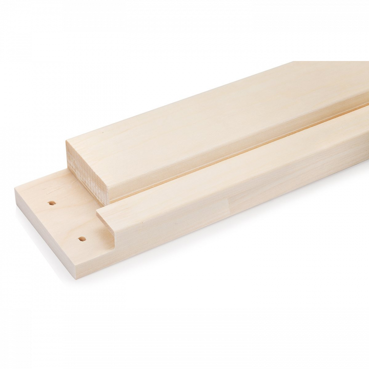 AD NATURAL stiklinės pirties durys, Matinis stiklas, 80 x 210, Drebulė, Matinė pilka