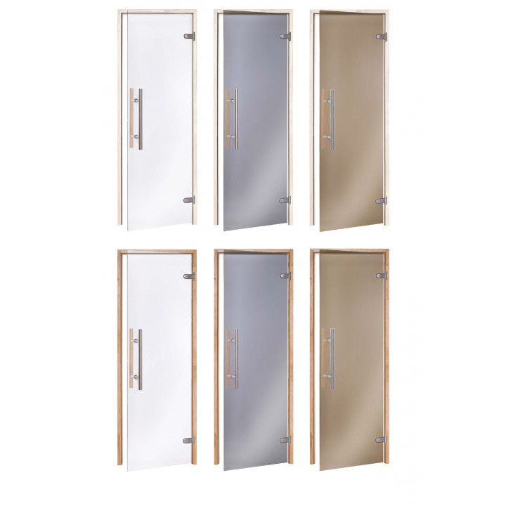 AD PREMIUM LIGHT stiklinės pirties durys