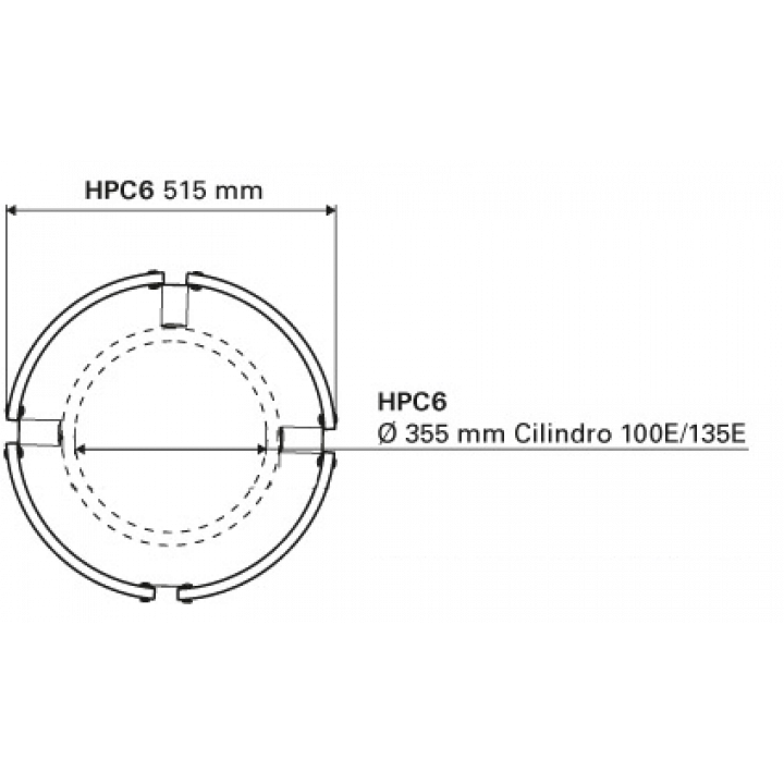 Apsauginis aptvaras HPC6 - HARVIA Cilindro krosnelėms