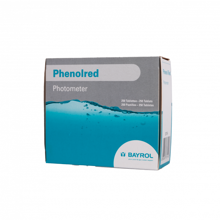 Vandens pH matavimo tabletės Phenolred fotometrui, 10 tablečių