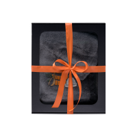 Dovanų rinkinys dovanų dėžutėje JAM. Vyriška pirties kepurė ir prijuostė - PILKA