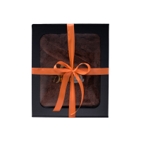 Dovanų rinkinys dovanų dėžutėje JAM. Vyriška pirties kepurė ir prijuostė - RUDA