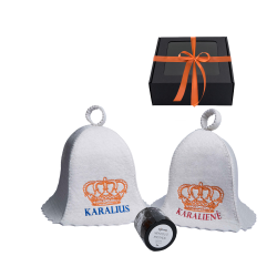 Dovanų rinkinys ŠVIESŪS KARALIAI dovanų dėžutėje. Kepurės ir mentolio kristalai 