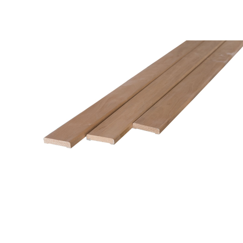 Durų apvadai, 16 x 70 mm, juodalksnis