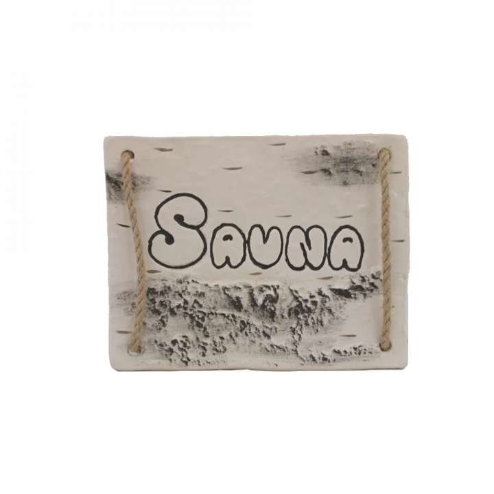 Durų lentelė SAUNA, beržo