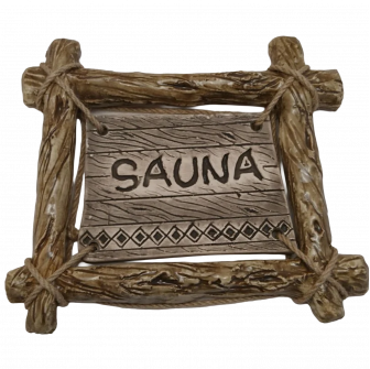 Durų lentelė SAUNA su rėmu