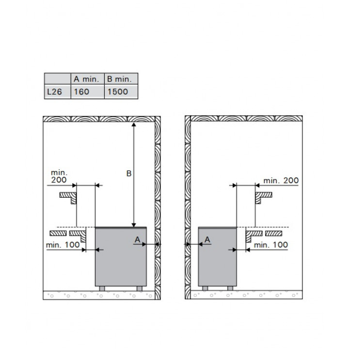 Elektrinė pirties krosnelė - HARVIA Club Pro L26 26,0 kW