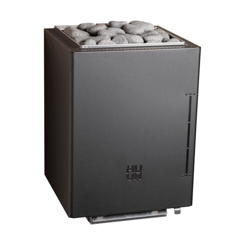 Elektrinė pirties krosnelė - HUUM Core Wall Combi, juoda