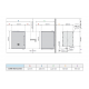 Elektrinė pirties krosnelė - HUUM Core Wall Combi, juoda