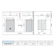 Elektrinė pirties krosnelė - HUUM Core Wall Mini Combi 4