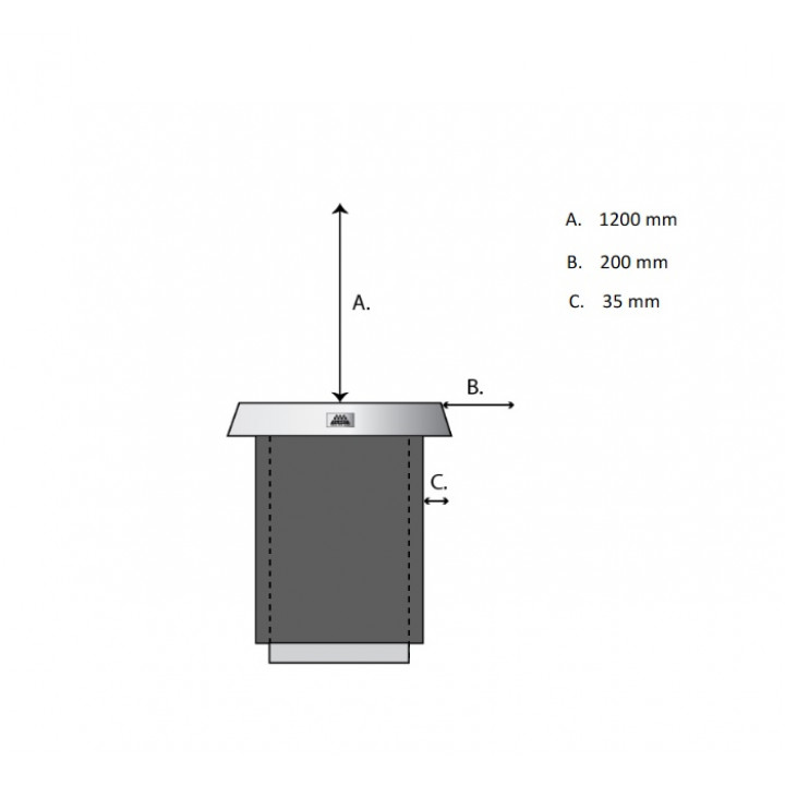 Elektrinė pirties krosnelė - IKI FLOAT 13,8 kW