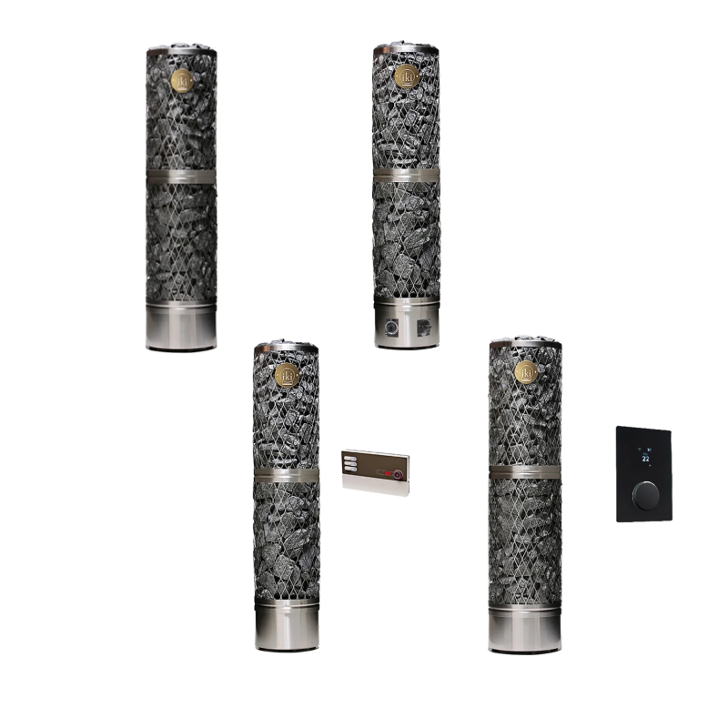 Elektrinė pirties krosnelė - IKI PILARI 9 kW