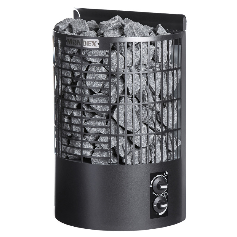Elektrinė pirties krosnelė - MONDEX TENO, juoda Elektrinė pirties krosnelė - MONDEX TENO, juoda