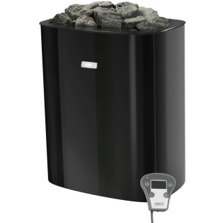 Elektrinė pirties krosnelė - NARVI NC Electric, juoda 9 kW