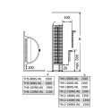Elektrinė pirties krosnelė – SAWOTEC Tower Wall, be valdymo pulto - 3 Elektrinė pirties krosnelė – SAWOTEC Tower Wall, be valdymo pulto - 3
