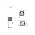 Elektrinė pirties krosnelė TULIKIVI KUURA 2 Integrated, su valdymo pultu - 4 Elektrinė pirties krosnelė TULIKIVI KUURA 2 Integrated, su valdymo pultu - 4