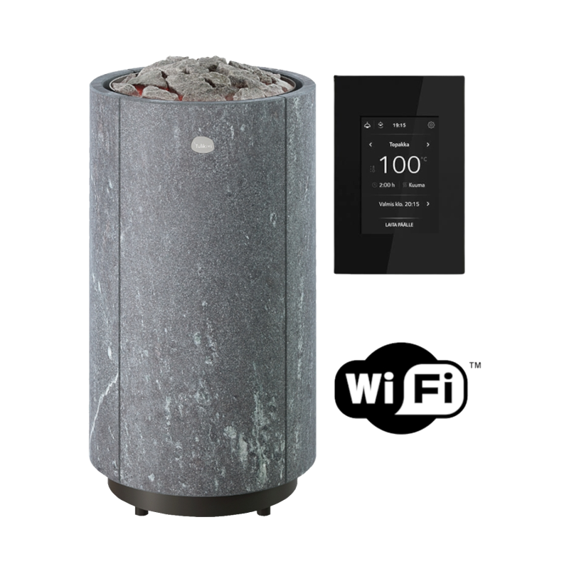 Elektrinė pirties krosnelė TULIKIVI KAARNA Nobile L, su Wifi valdymo pultu
