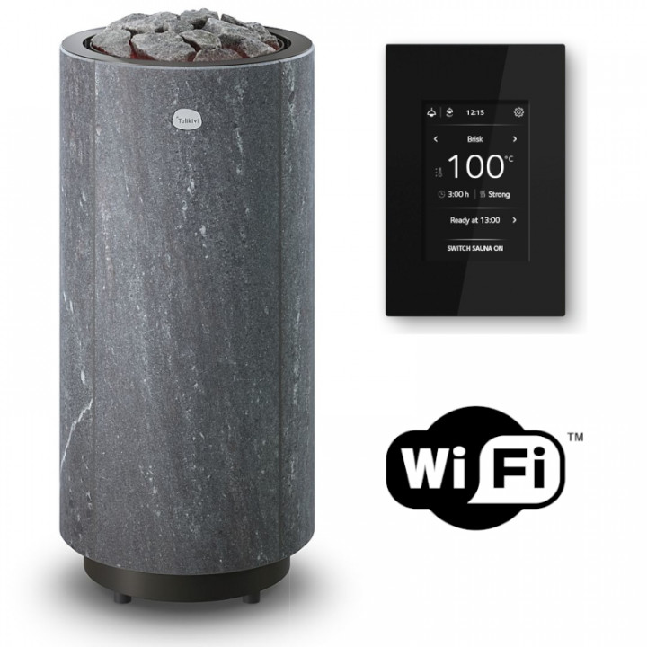 Elektrinė pirties krosnelė TULIKIVI KAARNA Nobile M, su WIFI valdymo pultu