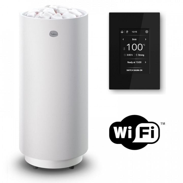 Elektrinė pirties krosnelė TULIKIVI Pyry, su WIFI valdymo pultu