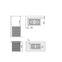 Elektrinė pirties krosnelė TULIKIVI TUISKU XL RIGATA be valdymo pulto - 3 Elektrinė pirties krosnelė TULIKIVI TUISKU XL RIGATA be valdymo pulto - 3