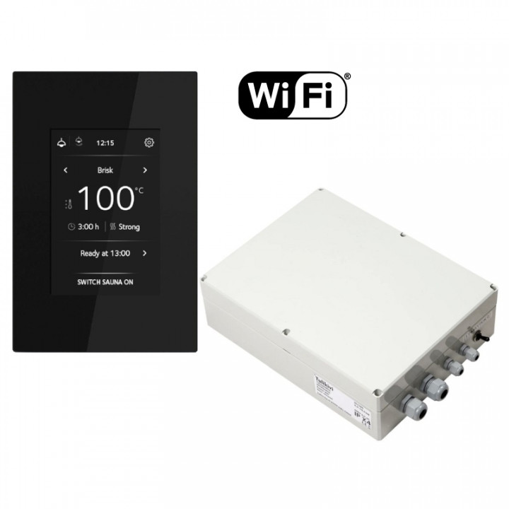 Elektrinės pirties krosnelės valdymo pultas - TULIKIVI WIFI su kontaktorių bloku
