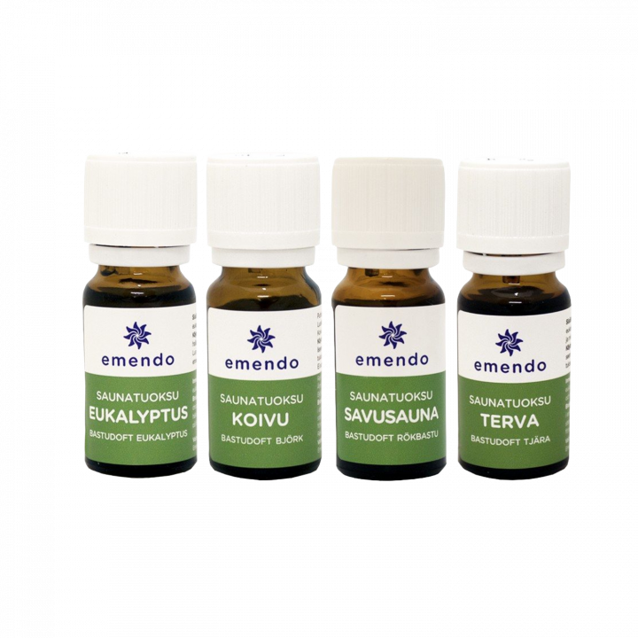 Emendo pirties eterinių aliejų rinkinys, 4x10 ml