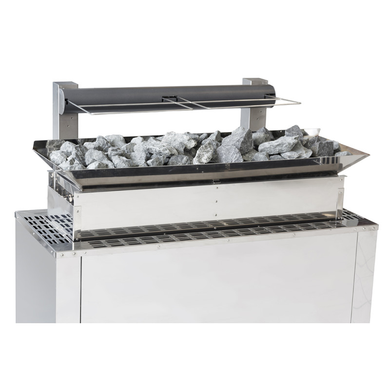 Tvirtinimo rėmas EOS apsaugos sistemai + akmenų dėtuvė EOS 34.G HD 24-36kW krosnelėms