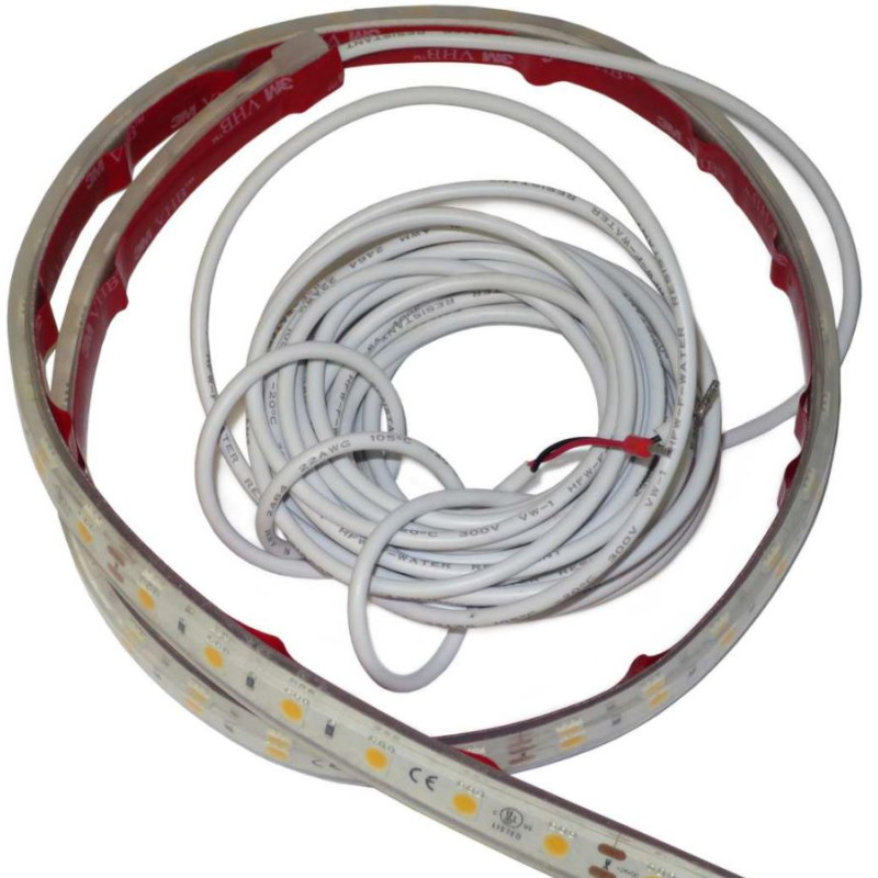 EOS LED juostelės garinėms pirtims, šilta balta ir RGB spalvos