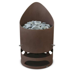 Elektrinė pirties krosnelė - EOS Zeus HD, ruda 