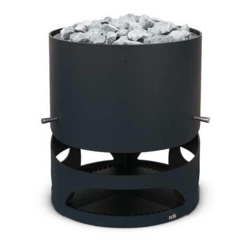 Elektrinė pirties krosnelė - EOS Zeus L HD, juoda