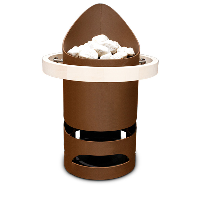 Elektrinė pirties krosnelė - EOS Zeus S, ruda