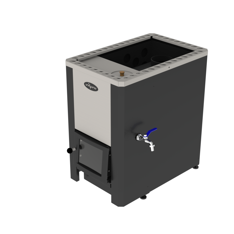 Malkinė pirties krosnelė - VILPRA ETNA-22-WT-V su vandens talpa