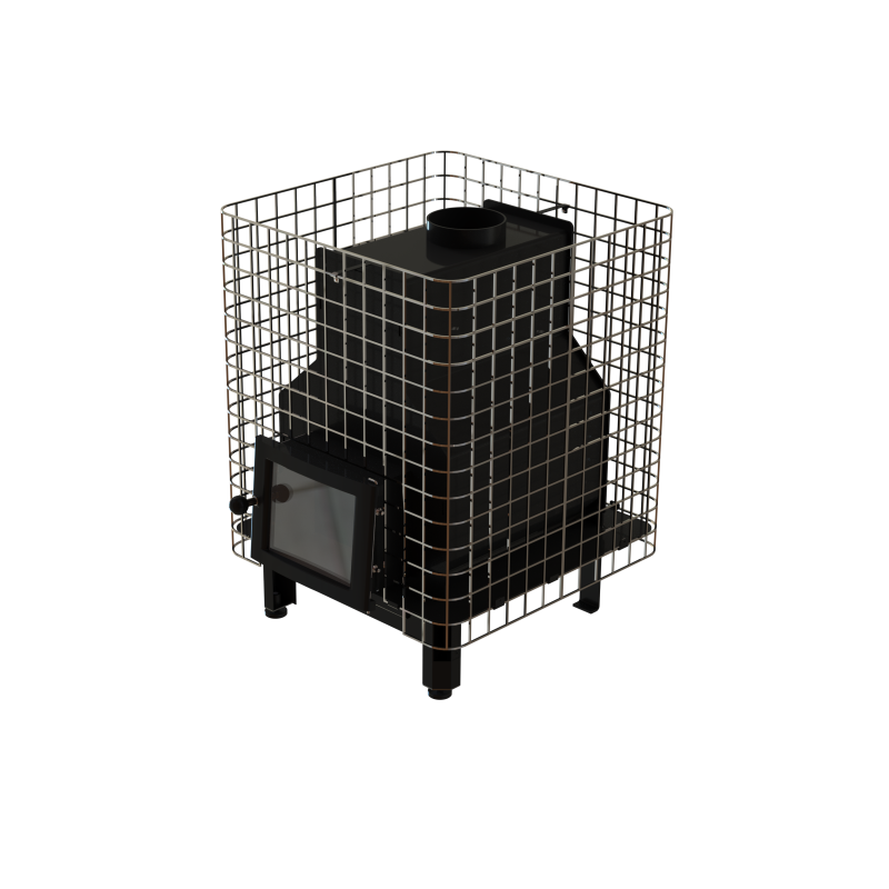 Malkinė pirties krosnelė - VILPRA FORNAX-14-N-V su vidine pakura